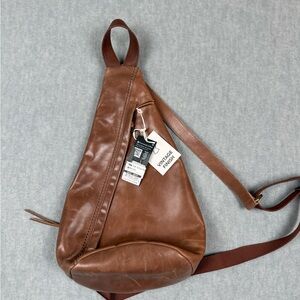 The Sak Tan Leather Backpack